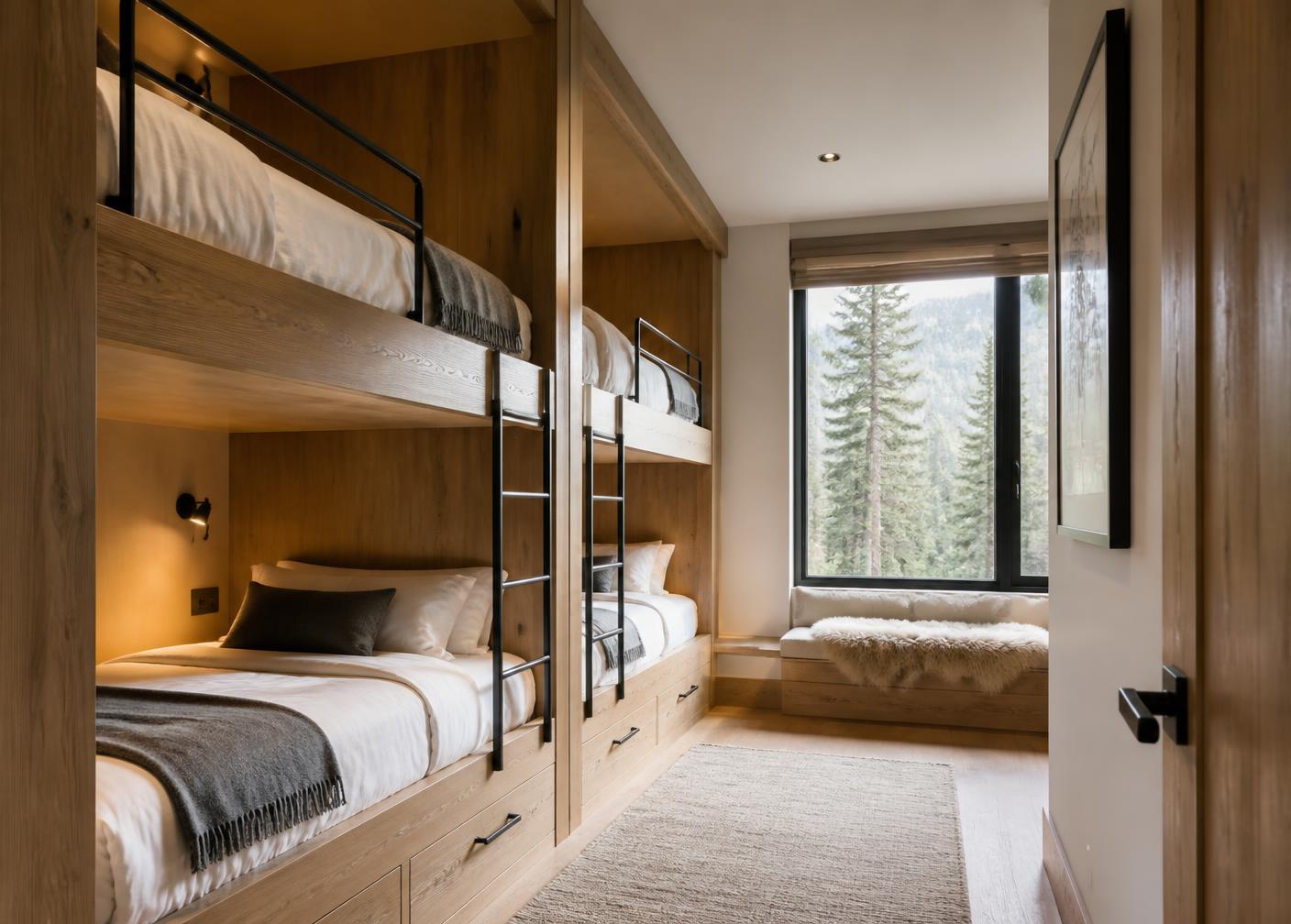 Bunk bed accommodation, representative image for Arosia Lamahata